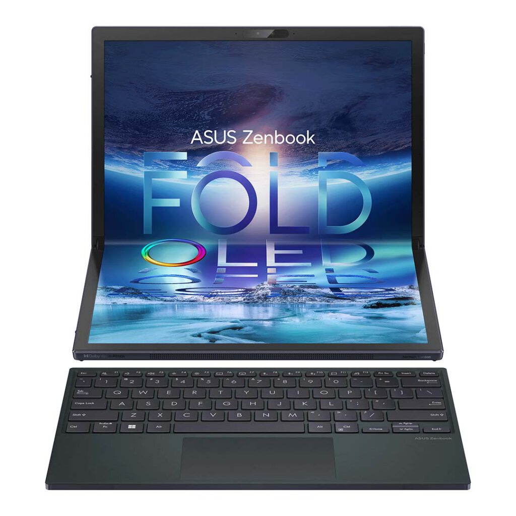 asus zenbook 17 fold oled core i7 12th gen front view