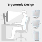 benq gw2490t 24 inch monitor ergonomic design