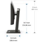 benq gw2790t 27 inch monitor dimension