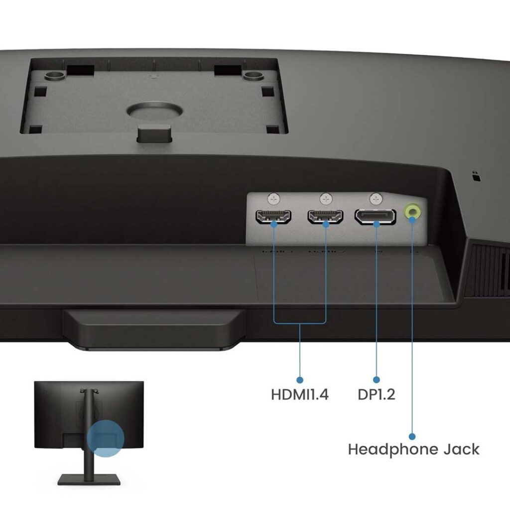 benq gw22790t 27 inch monitor ports view