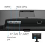 benq gw2785tc 27 inch monitor buttom view