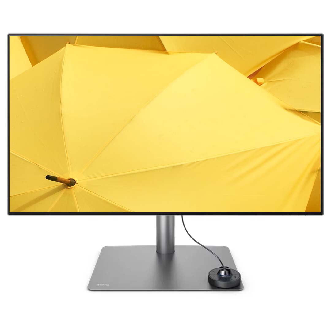 benq pd3225u 4k hdr monitor front view