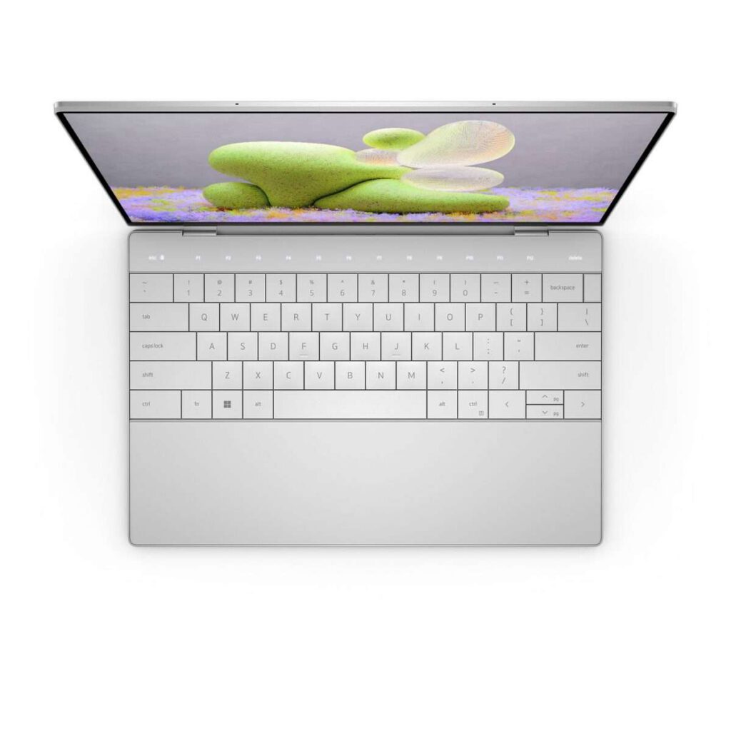 dell xps 13 ultra 7 top view