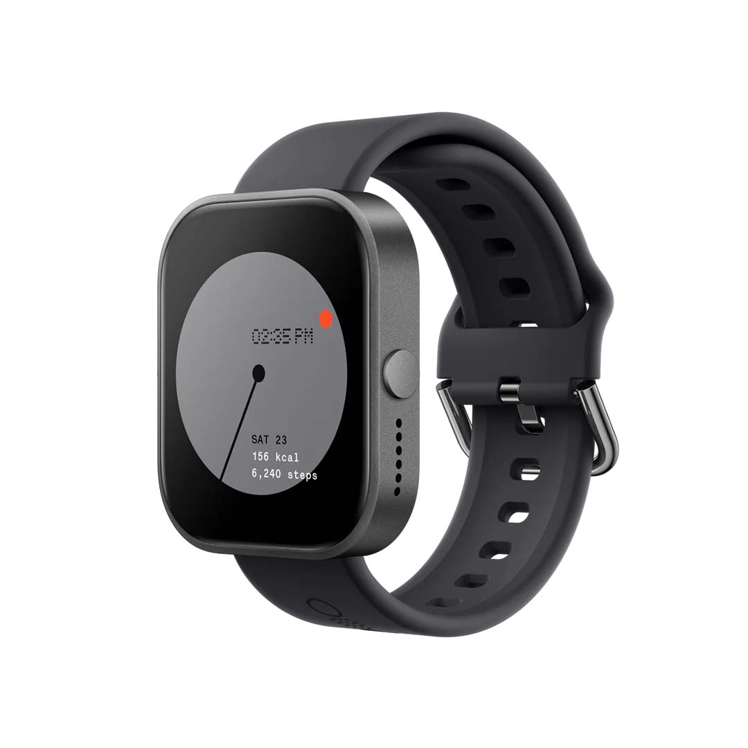 nothing watch pro dark grey front view