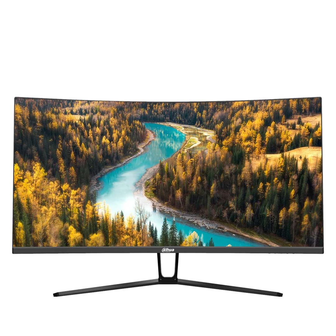 dahua curved monitor front view
