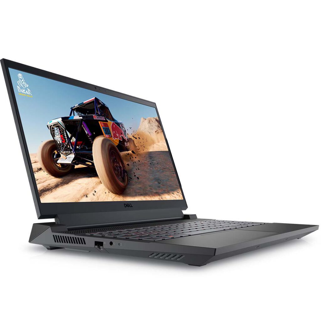dell g15 gaming laptop left side view