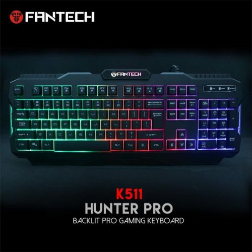fantech hunter pro gaming keyboard top view