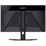 gigabyte m27q gaming monitor back view