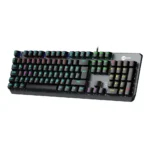 lecoo wired mechanical keyboard side view