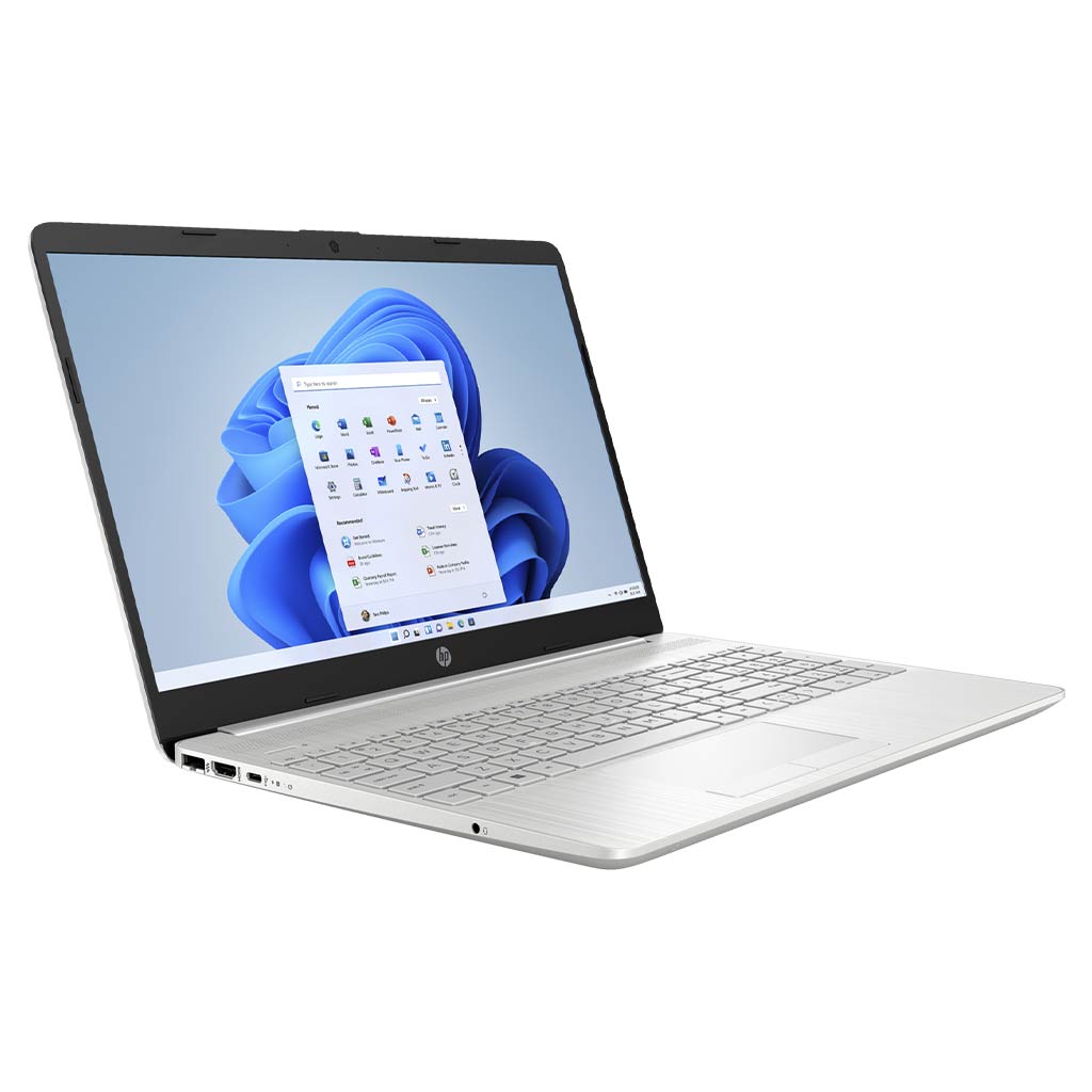 hp notebook 15s core i5 12th gen left view