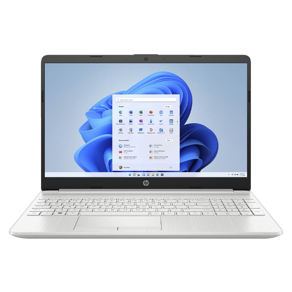 hp notebook 15s core i5 12th gen front view