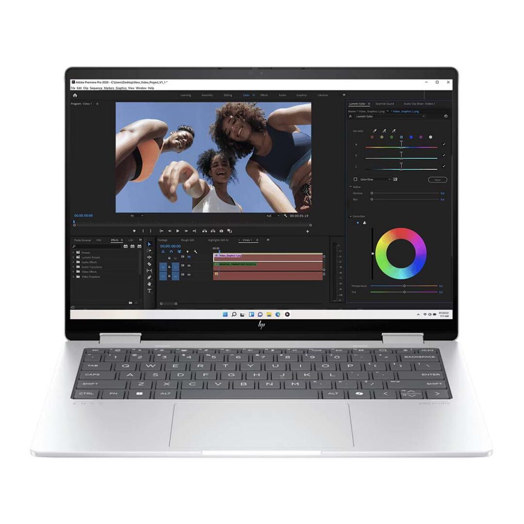 hp envy x360 front view