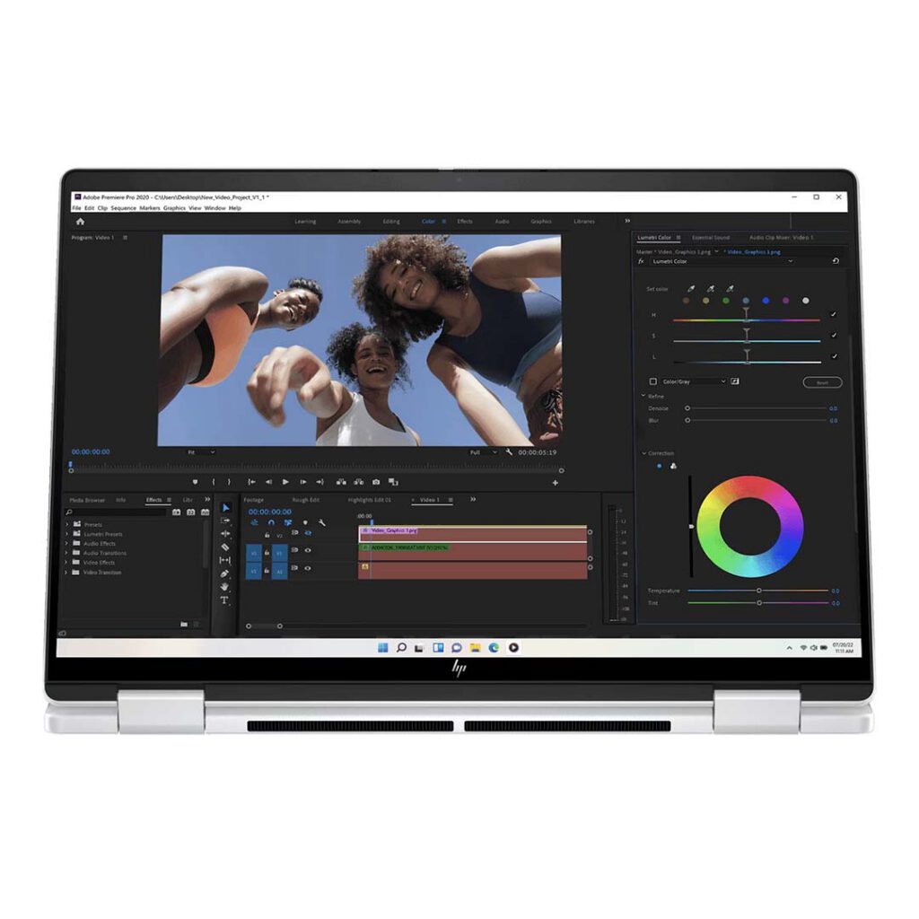hp envy x360 backscreen view