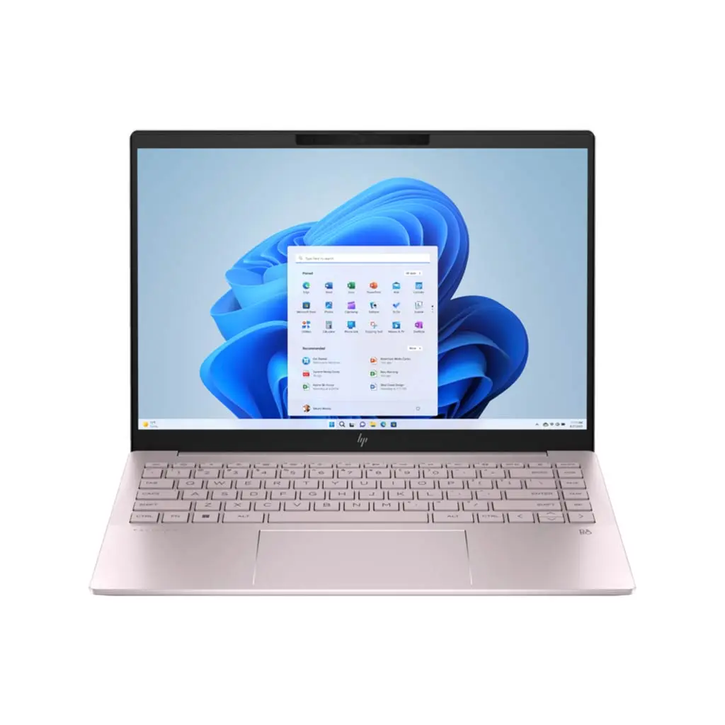 hp pavilion plus 14 core i5 13th gen front view