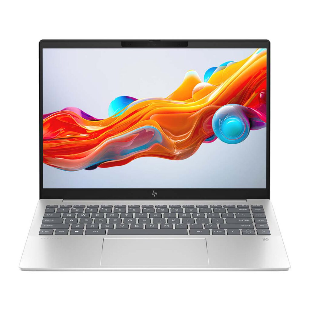 hp pavilion 14 plus ryzen 5 front view