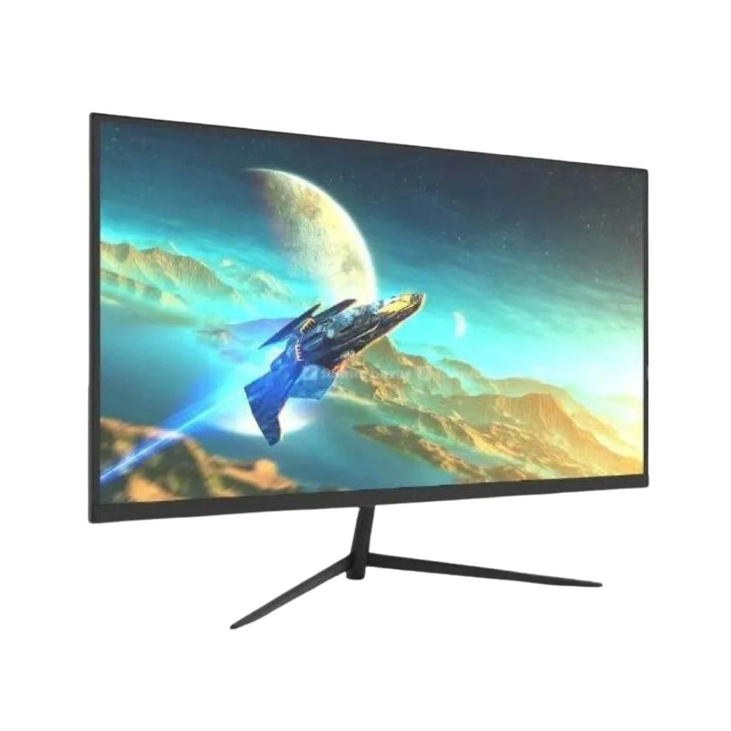 hitech 24 inch 75hz gaming pc monitor right side view