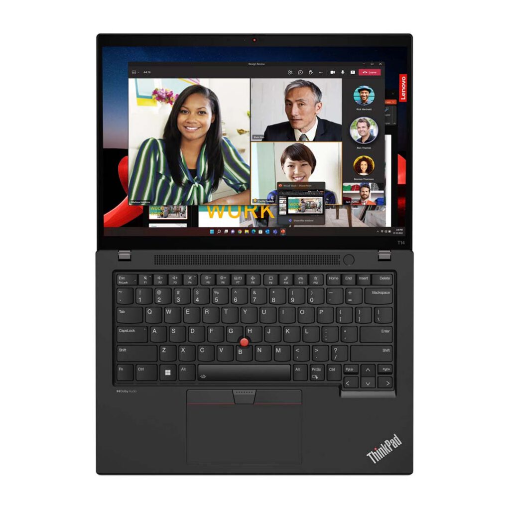 lenovo thinkpad t14 core i5 flat view