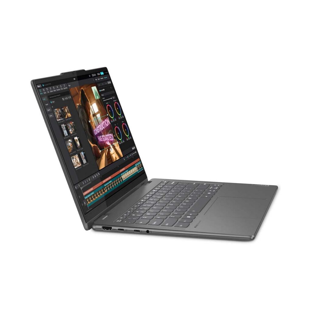 lenovo yoga 7 2 in 1 core ultra 7 left view