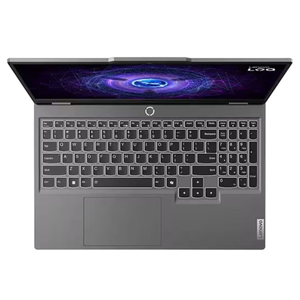 lenovo loq gaming core i5 12th gen top view