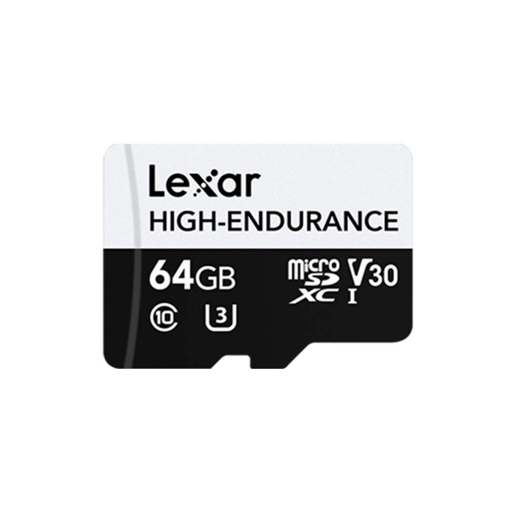 lexar 64gb micro sd card side