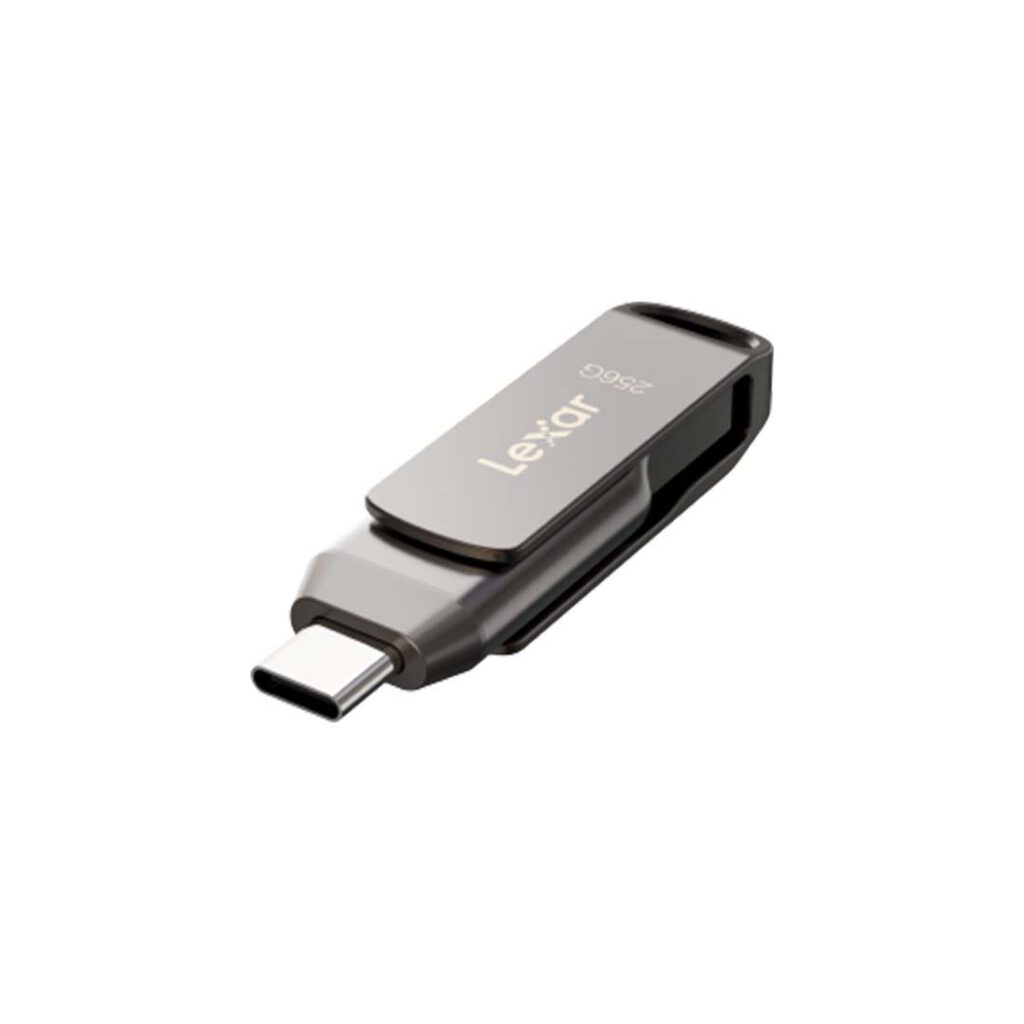Lexar JumpDrive D400 256GB USB Side