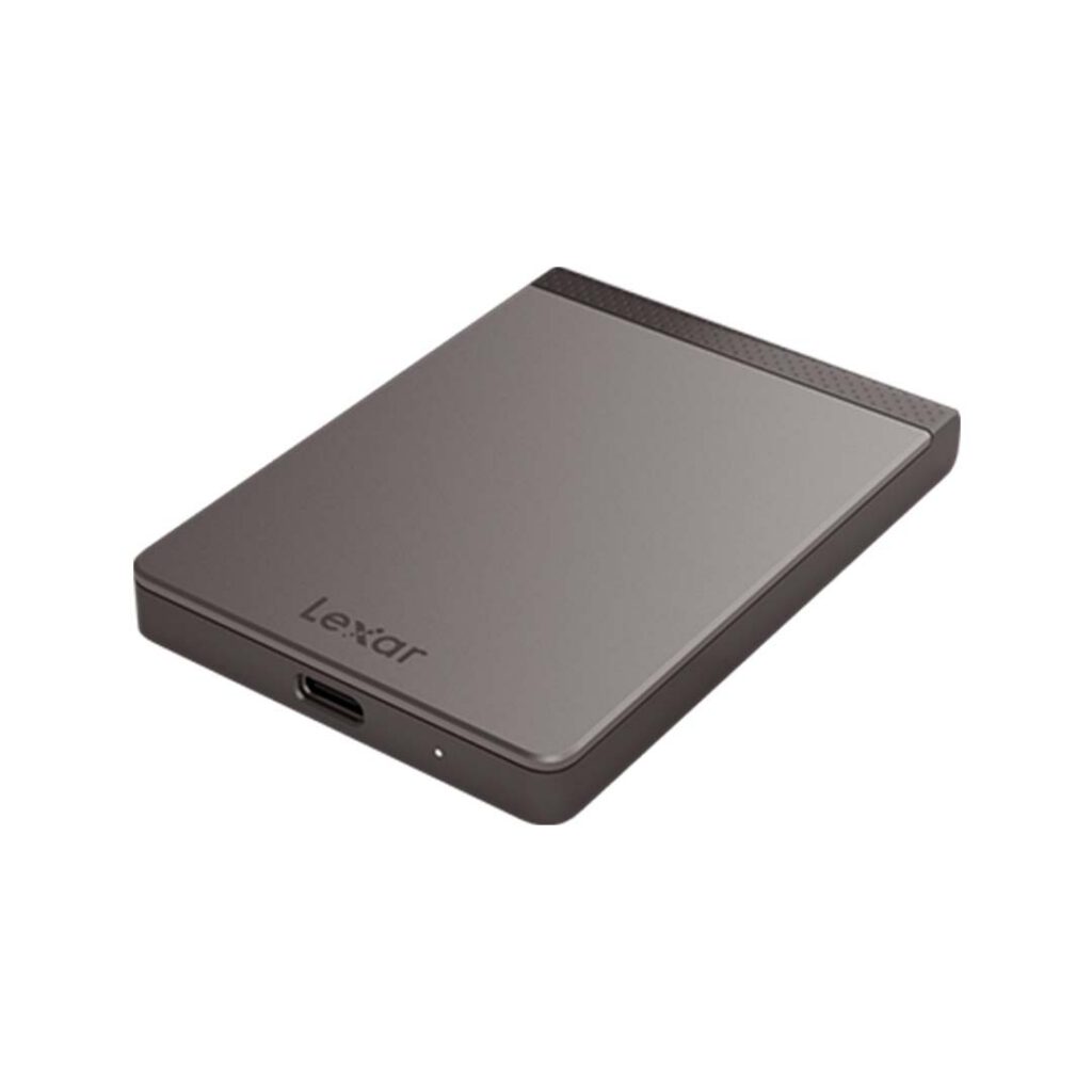 Lexar SL200 960GB portable SSD down view