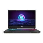 msi cyborg 15 ai a13vfk core ultra 7 front view