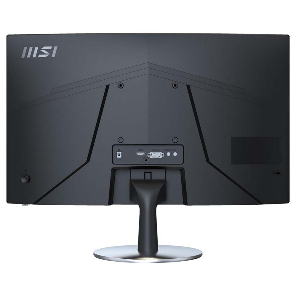 msi pro 23-6 inch monitor back view