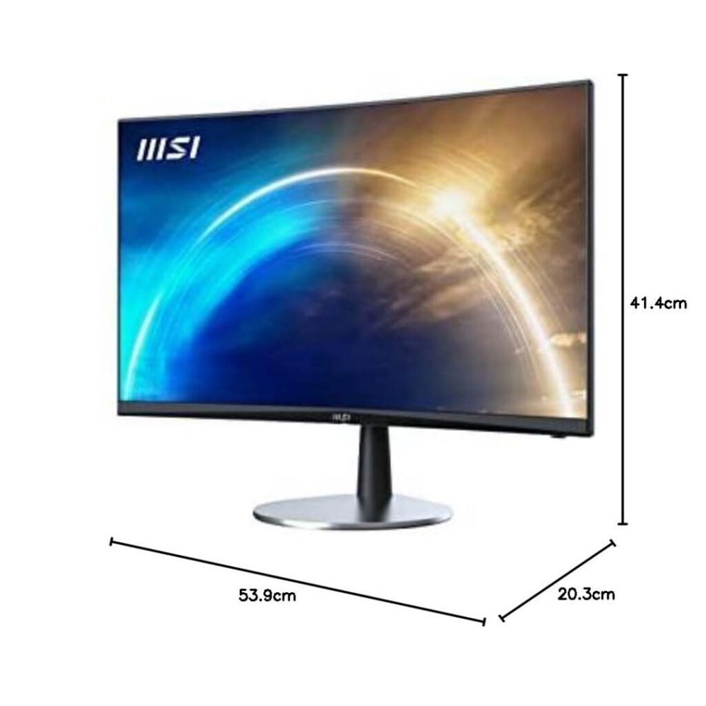 msi pro 23-6 inch right side view