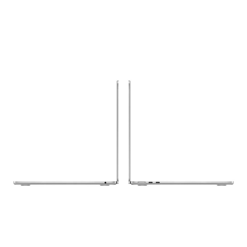macbook air m3 right and left ports view