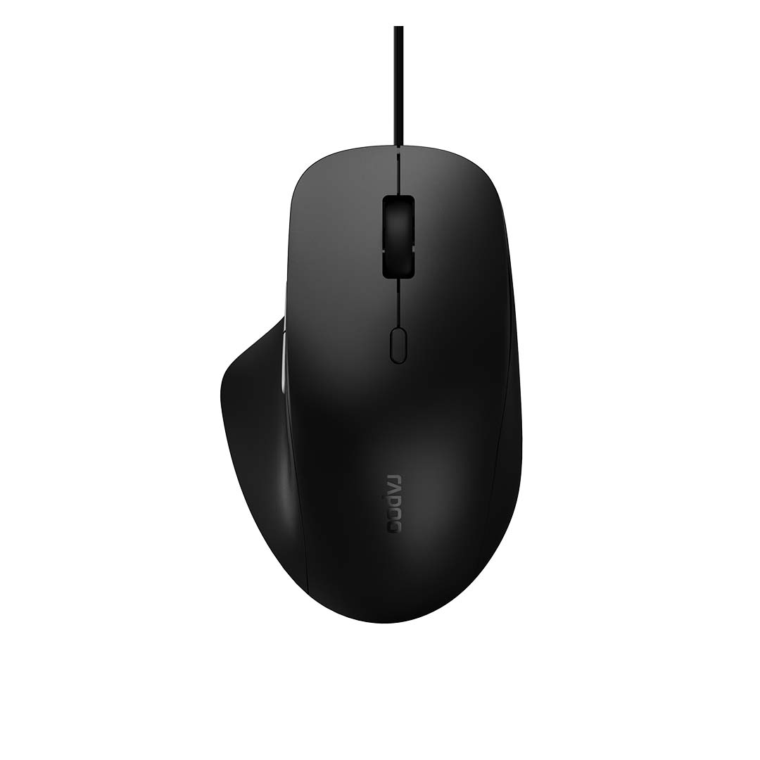 Rapoo N500 Black GAMING Wired Optical Mouse – 3600 DPI