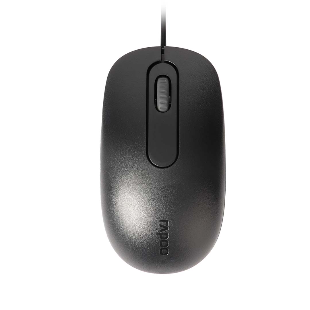 Rapoo N200 (Black Wired Optical Mouse)