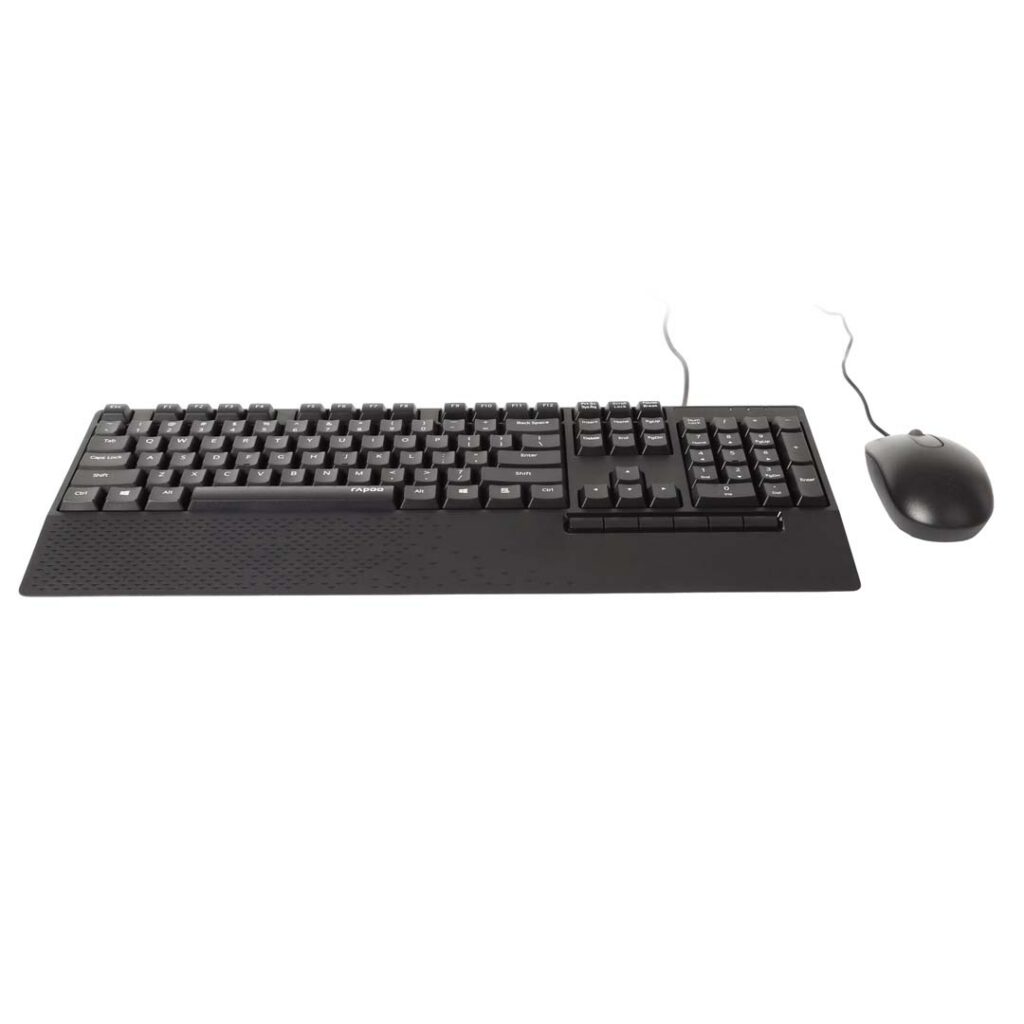 rapoo nx2000 wired mouse flat