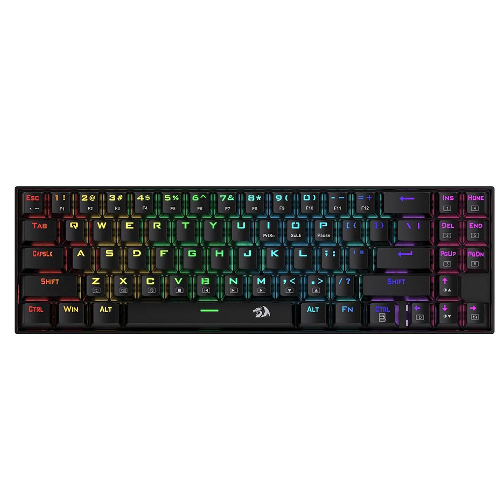 redragon deimos k599 wired mechanical keyboard top view