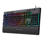 redragon k512 shiva rgb membrane gaming keyboard right side view