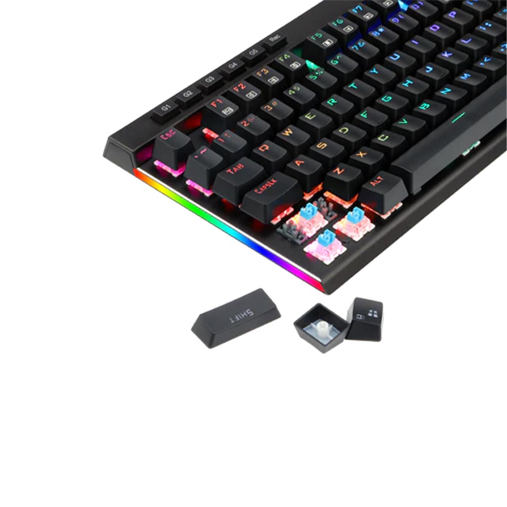 redragon k580 vata rgb backlit mechanical gaming keyboard keys