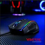 redragon m720 vampire 10000 dpi rgb gaming mouse front view