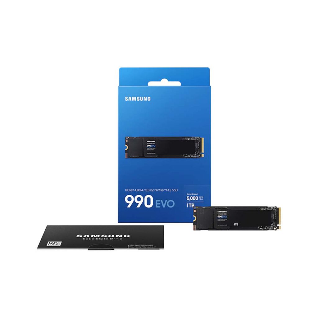 samsung 990 evo ssd 1tb side package