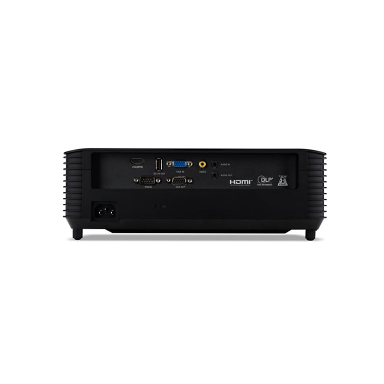 acer x1126ah projector 4000 lumens back view