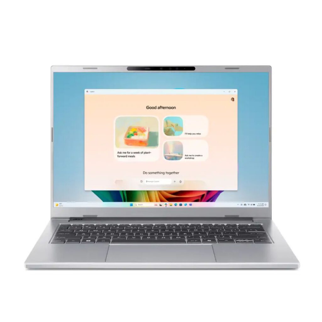 acer aspire 14 ai ryzen 7 ai 350 in nepal front view