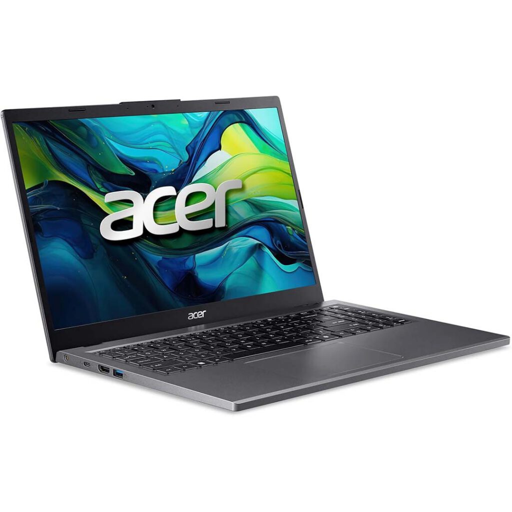 acer aspire 15 ryzen 5 left side view