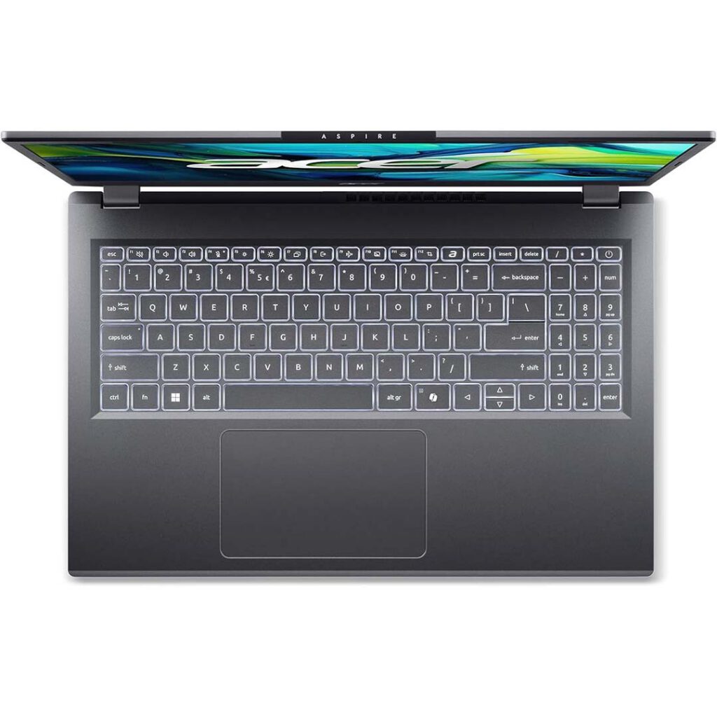 acer aspire 15 ryzen 5 top view