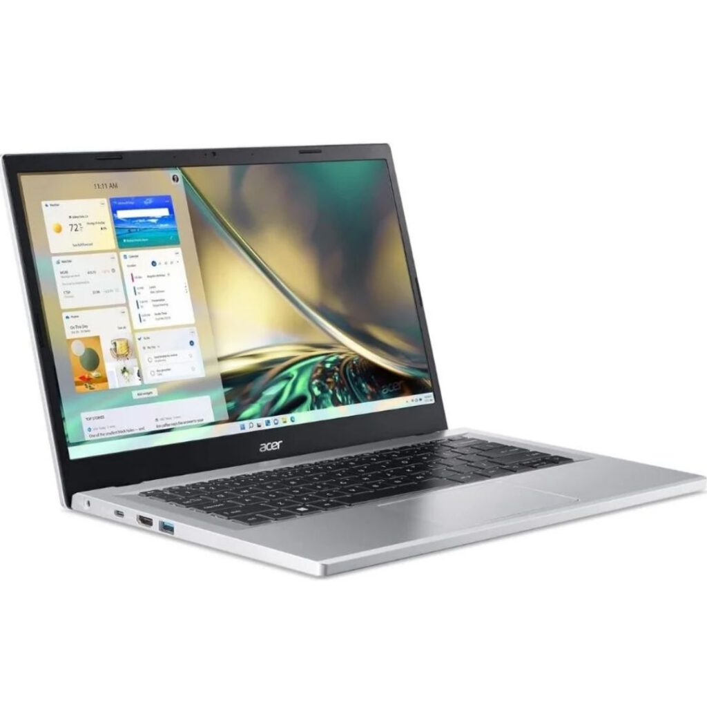 acer aspire 3 14 i3 13th gen n305 left view