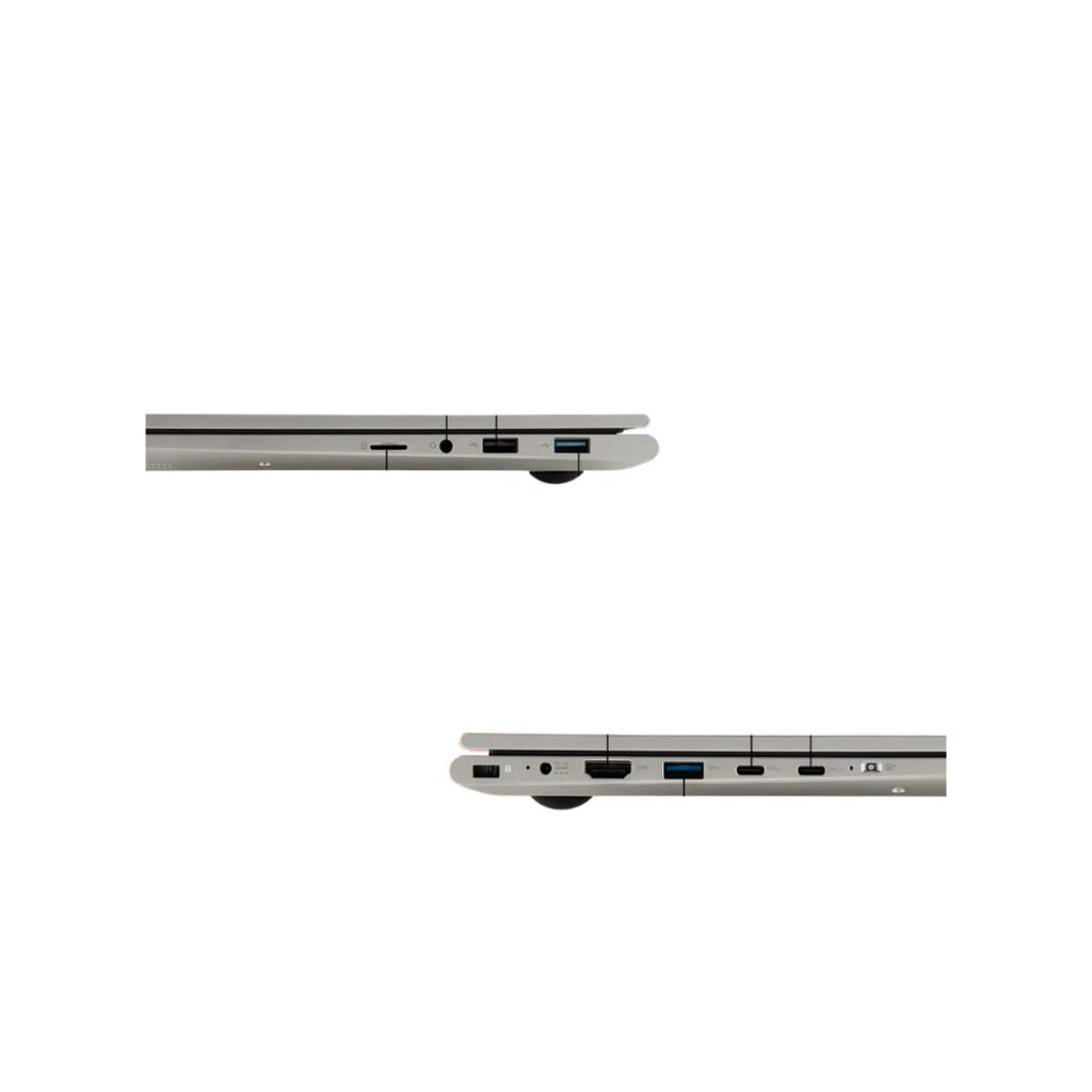 acer aspire 3 slimbook 15 ryzen 3 both side ports view