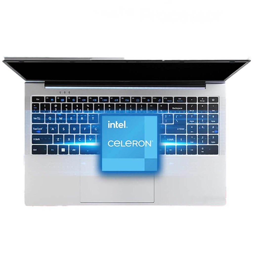 acer aspire 3 slimbook celeron top view