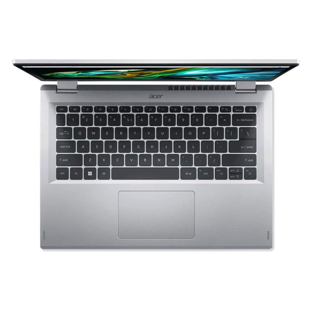 acer aspire 3 spin core i3 13th gen top view