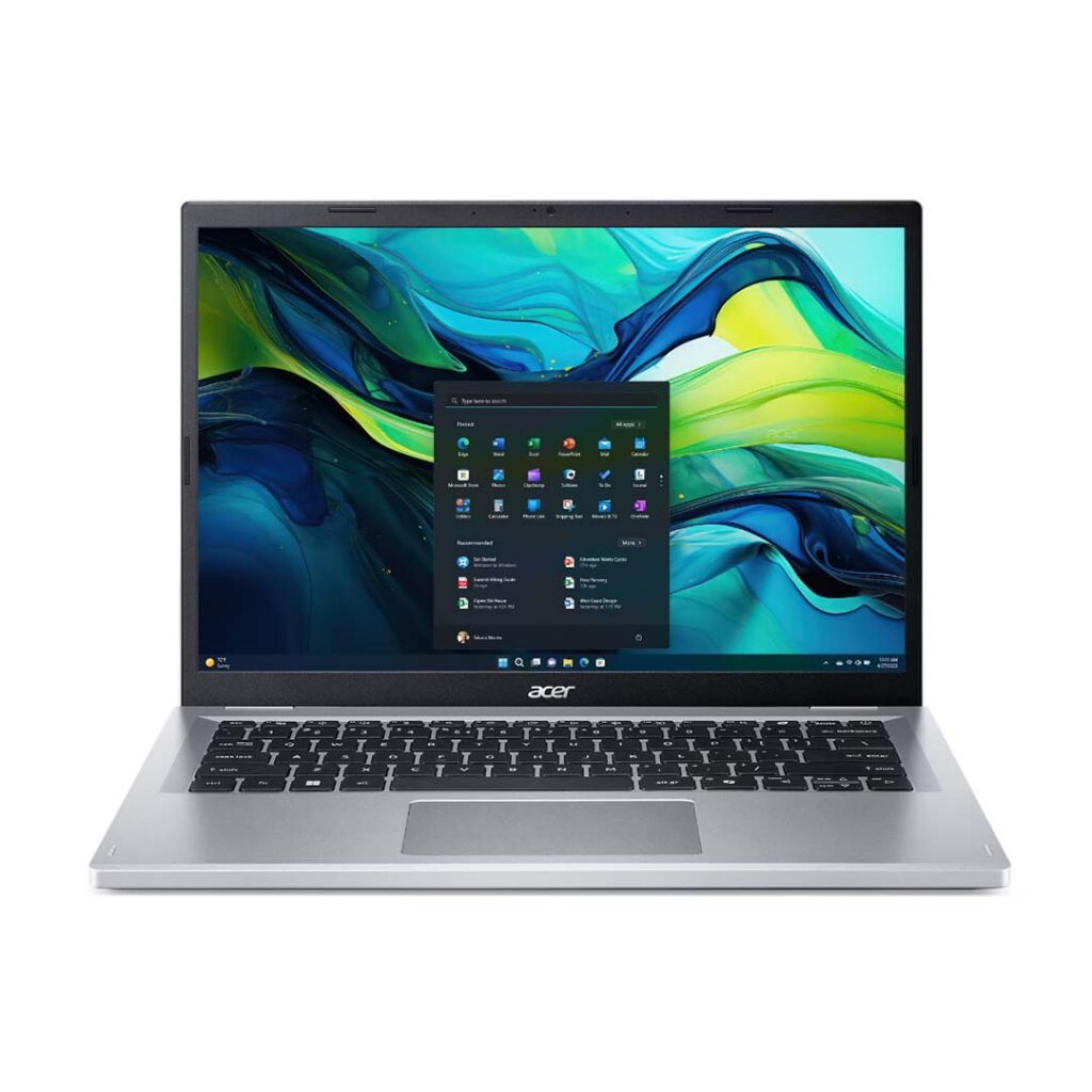 acer aspire go 14 ryzen 5 front view