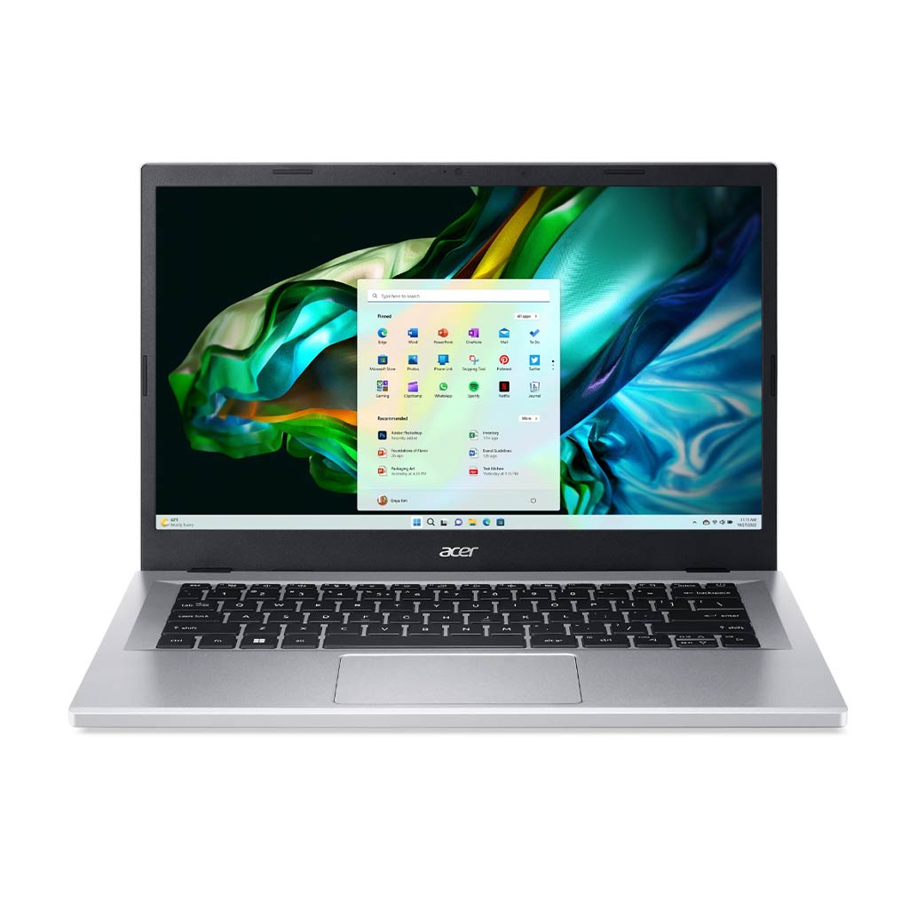 acer aspire lite 14 al core i3 13th gen front view