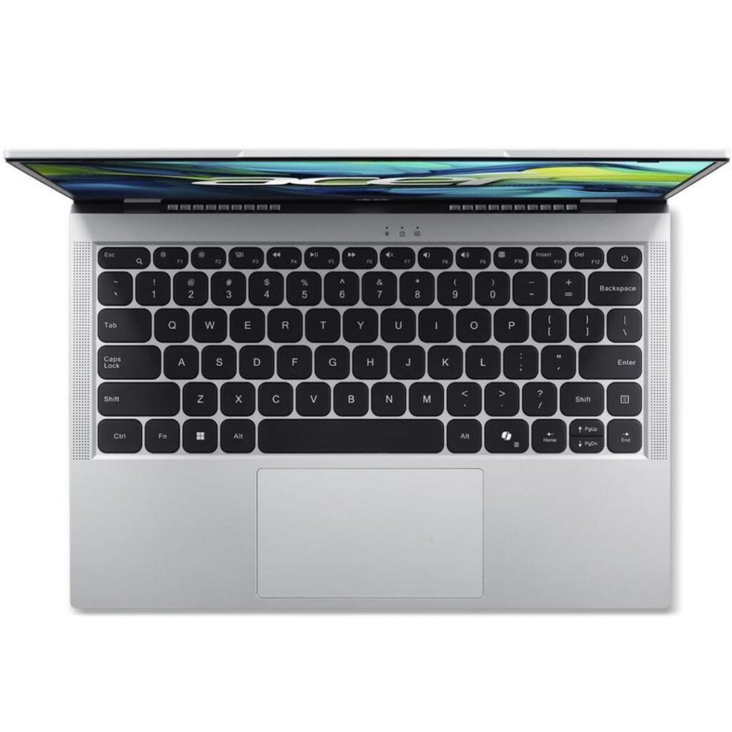 acer aspire lite 14 core i5 13th gen top view