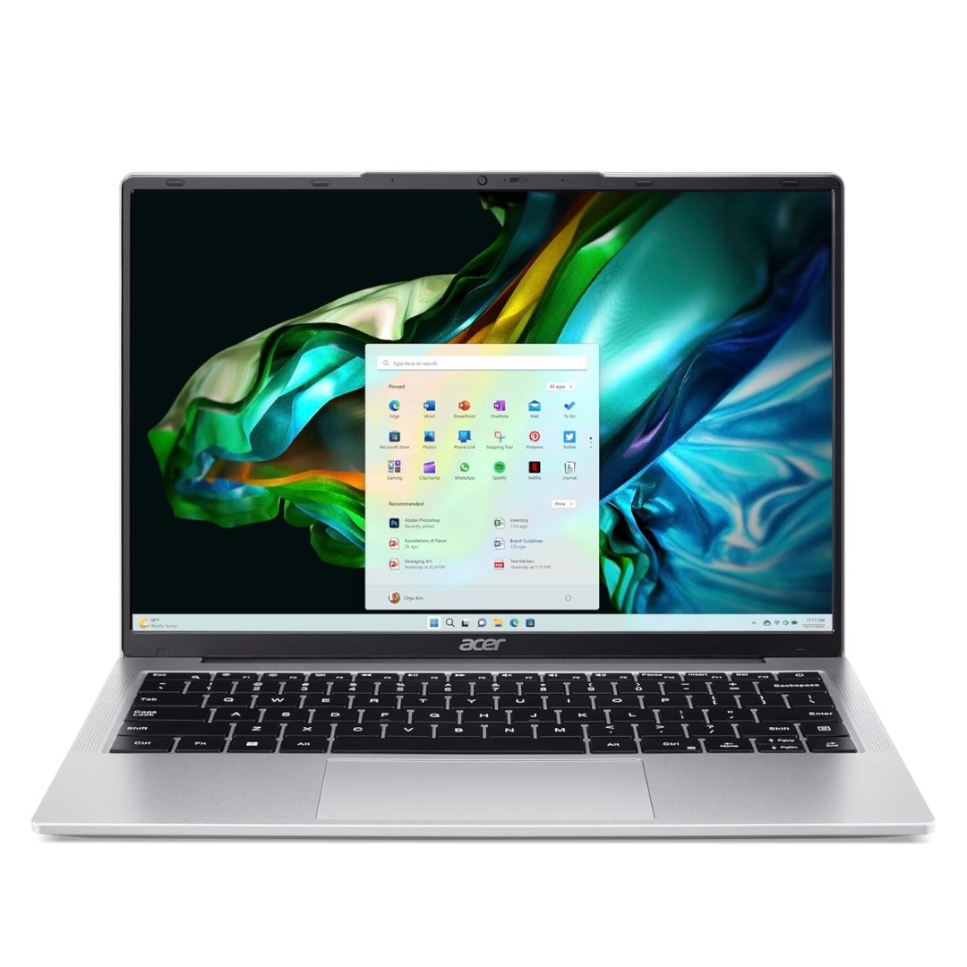 acer aspire lite 14 core i3 13th gen front view